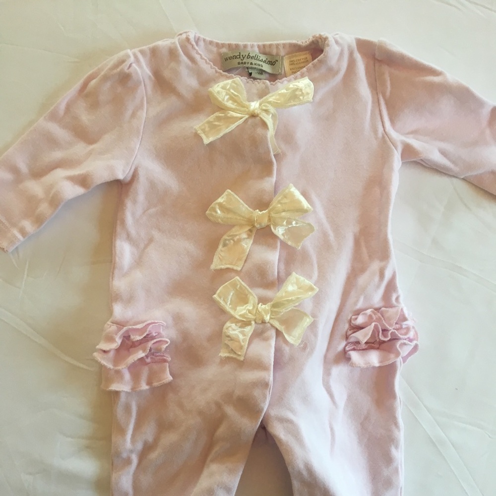 Wendy Bellissimo Girl Baby Outfit Matching Hat